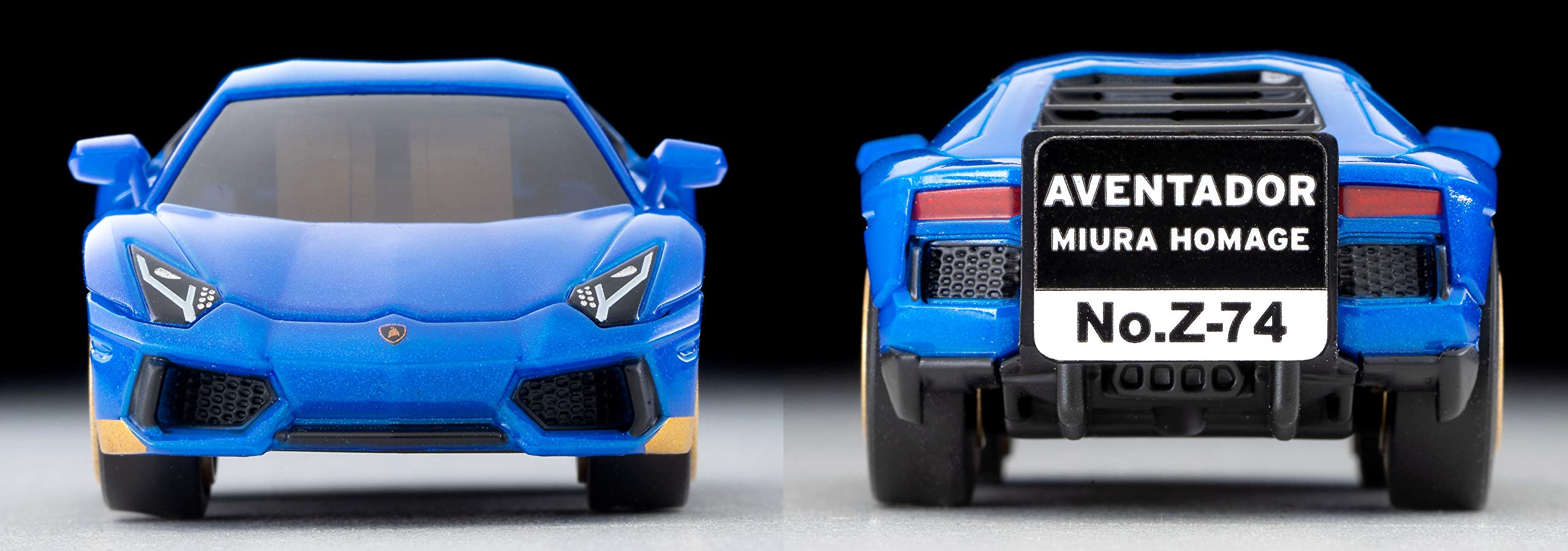 Tomytec Choro Qzero Z-74B Lamborghini Aventador Miura Homage Blue 314073- Japan Figure Store - #1 Bring To You The Best Japanese Goods