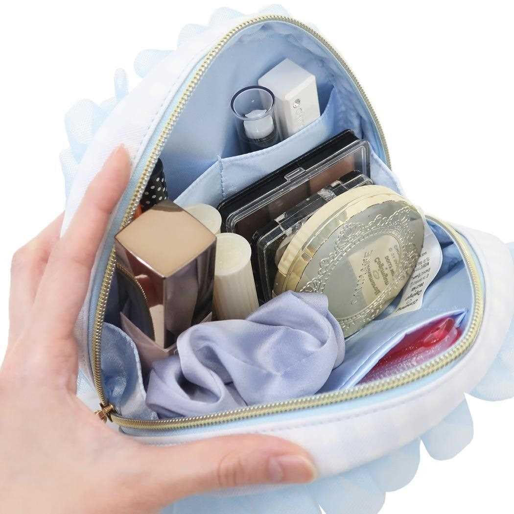 Watanabe Cinnamoroll Kogimyun Dolly Mix Frill Round Pouch Blue