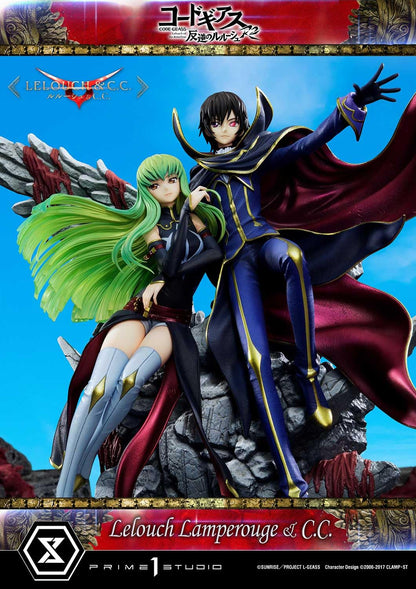 Prime 1 Studio Code Geass C.C. & Lelouch Lamperouge 1/6 Concept Masterline Statue- Japan Figure Store - #1 Bring To You The Best Japanese Goods