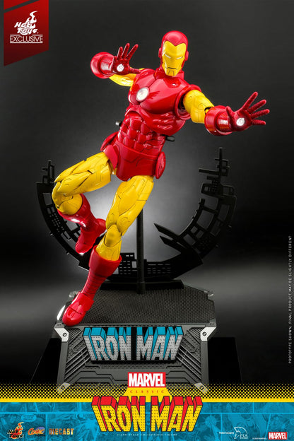 Hot Toys Comic Masterpiece Diecast Marvel Iron Man 1/6 Scale Figure Classic