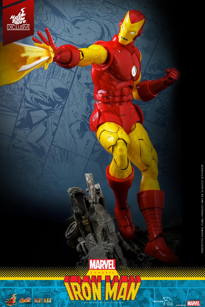 Hot Toys Comic Masterpiece Diecast Marvel Iron Man 1/6 Scale Figure Classic