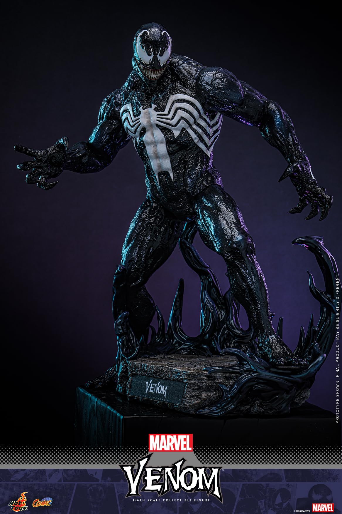 Hot Toys Comic Masterpiece Marvel Venom 1/6 Scale Action Figure