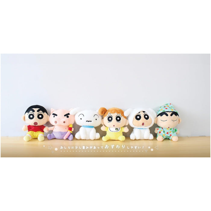 T'S Factory Crayon Shin-Chan Himawari Sitting Mascot Plush Toy- Japan Figure Store - #1 Bring To You The Best Japanese Goods