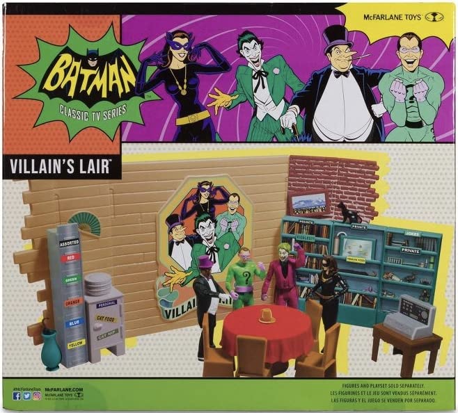 Mcfarlane Toys DC Retro Villain's Hideout Playset from Batman 1966 TV Series- Japan Figure Store - #1 Bring To You The Best Japanese Goods
