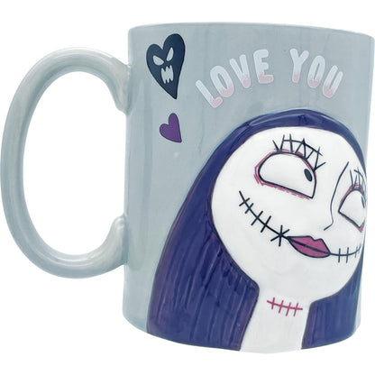 Sun Art Jack and Sally Love Mugs 300ml Disney Nightmare Before Christmas Gift