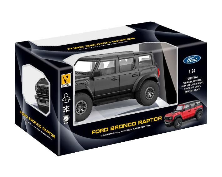 Doyusha 2.4Ghz Ford Bronco Raptor Black 1/24 RC Model