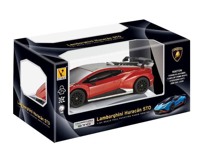 Lamborghini Huracan Sto RC rouge Doyusha 2,4 GHz échelle 1/24 630675