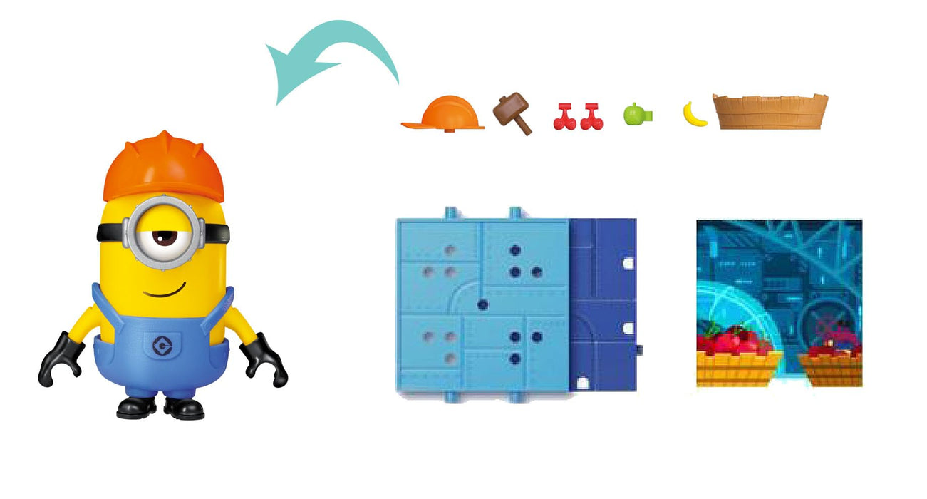 Kit d'assemblage de la fabrique de gelée Stuart des Minions de Doyusha Blokees pour enfants