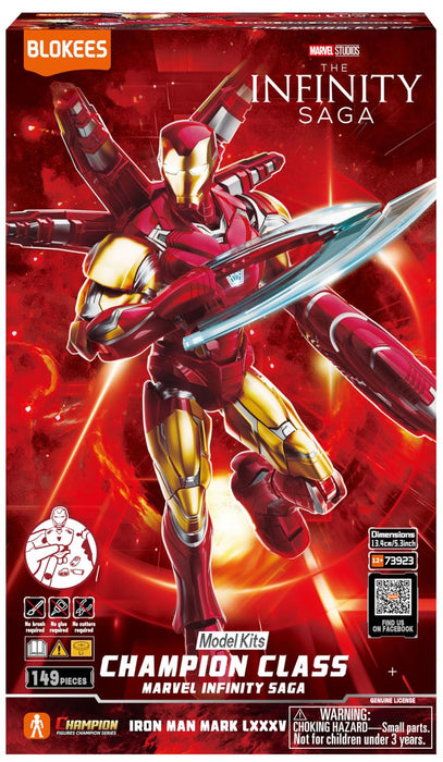 Doyusha Marvel Infinity Saga Iron Man Mark 85 Modèle 135 mm de haut