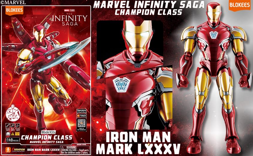 Doyusha Marvel Infinity Saga Iron Man Mark 85 Modèle 135 mm de haut