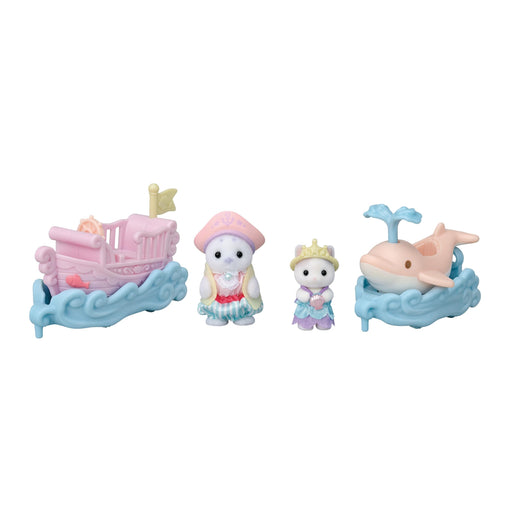 Epoch Sylvanian Families Amusement Park Ride Set Boat Dolphin Japan- Japan Figure Store - #1 Bring To You The Best Japanese Goods