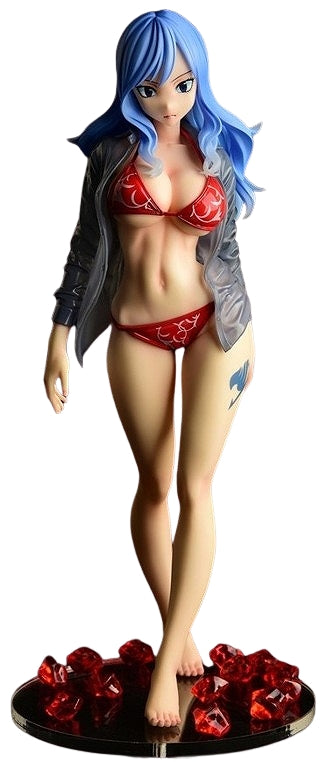 Orca Toys Juvia Lockser 1/6 Figure Red Bikini Gravure Style Wet Shirt Edition- Japan Figure Store - #1 Bring To You The Best Japanese Goods