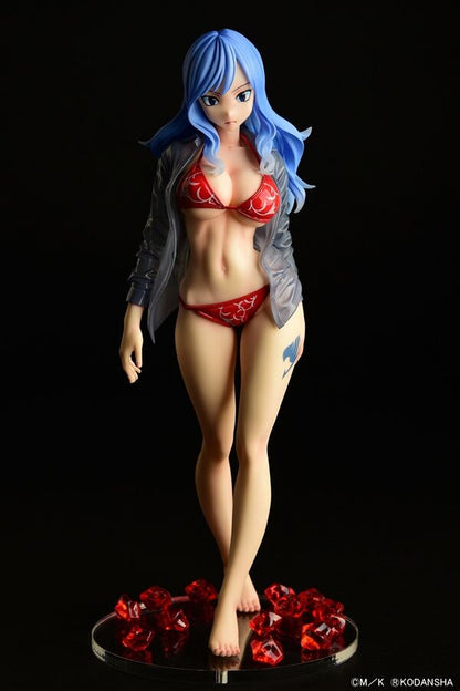 Orca Toys Juvia Lockser 1/6 Figure Red Bikini Gravure Style Wet Shirt Edition- Japan Figure Store - #1 Bring To You The Best Japanese Goods