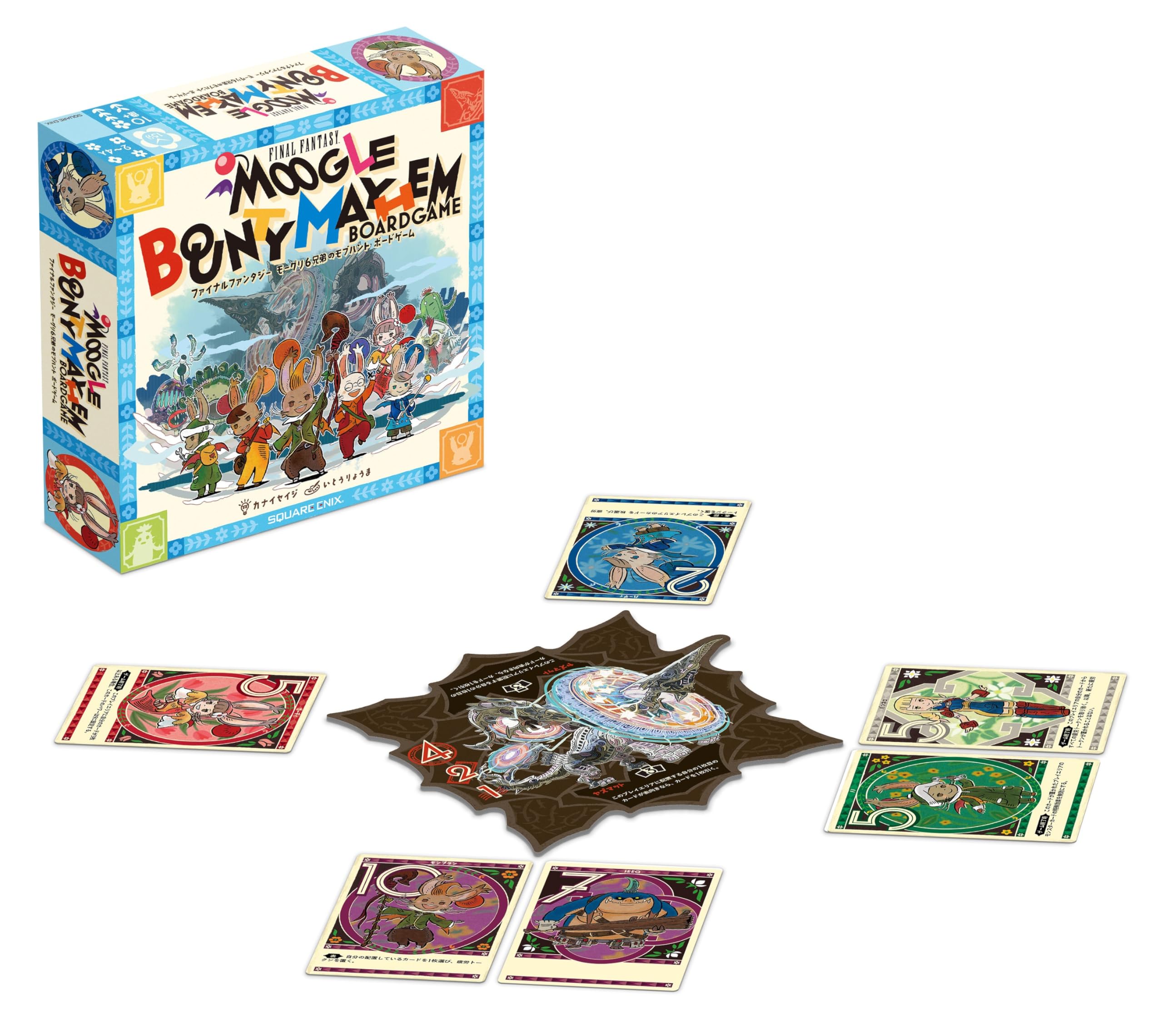 Square Enix Final Fantasy Moogle Bounty Mayhem Board Game for All Ages- Japan Figure Store - #1 Bring To You The Best Japanese Goods