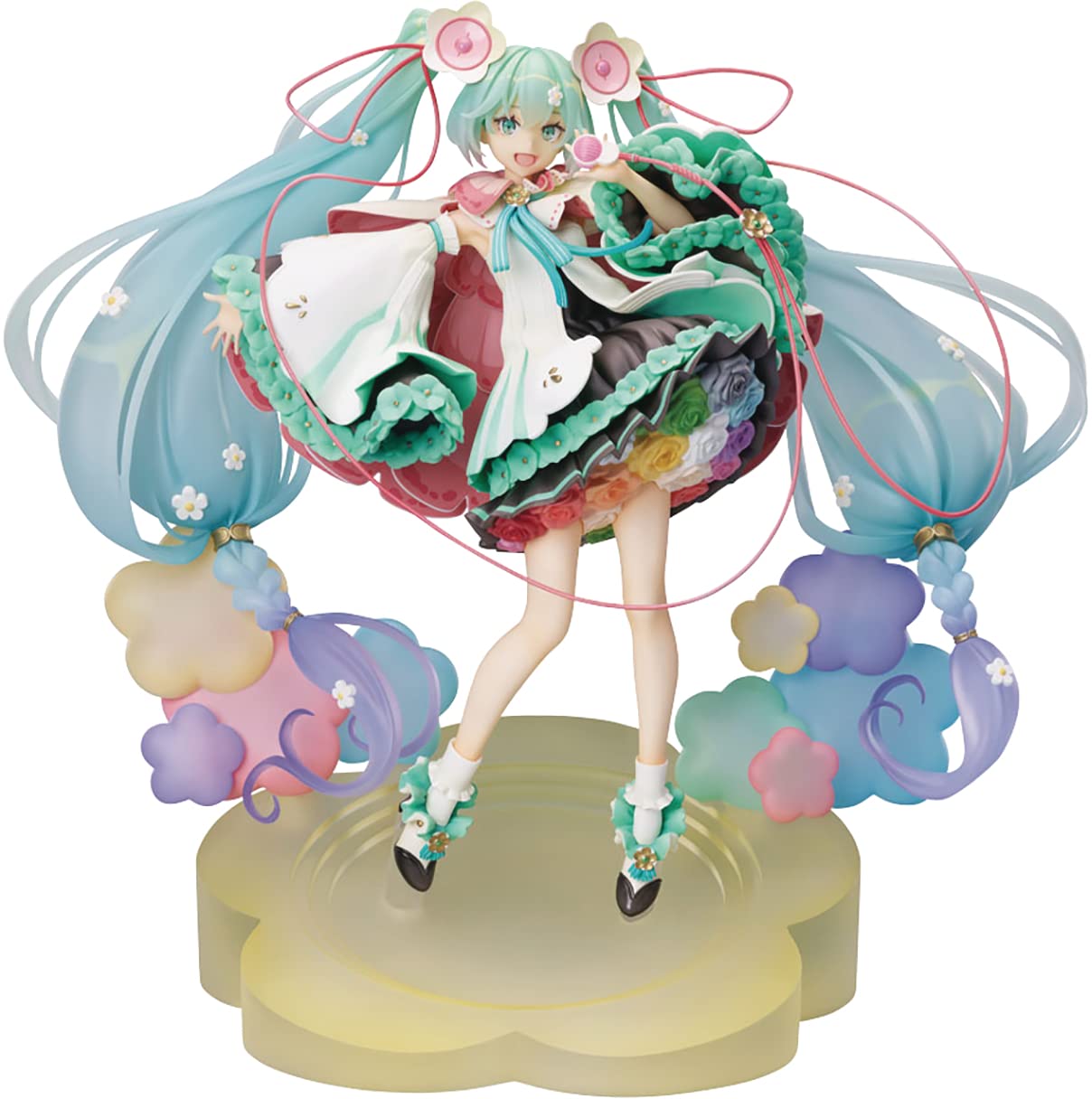 Figurine de collection Furyu Hatsune Miku 2021 en PVC à l'échelle 1:7, multicolore