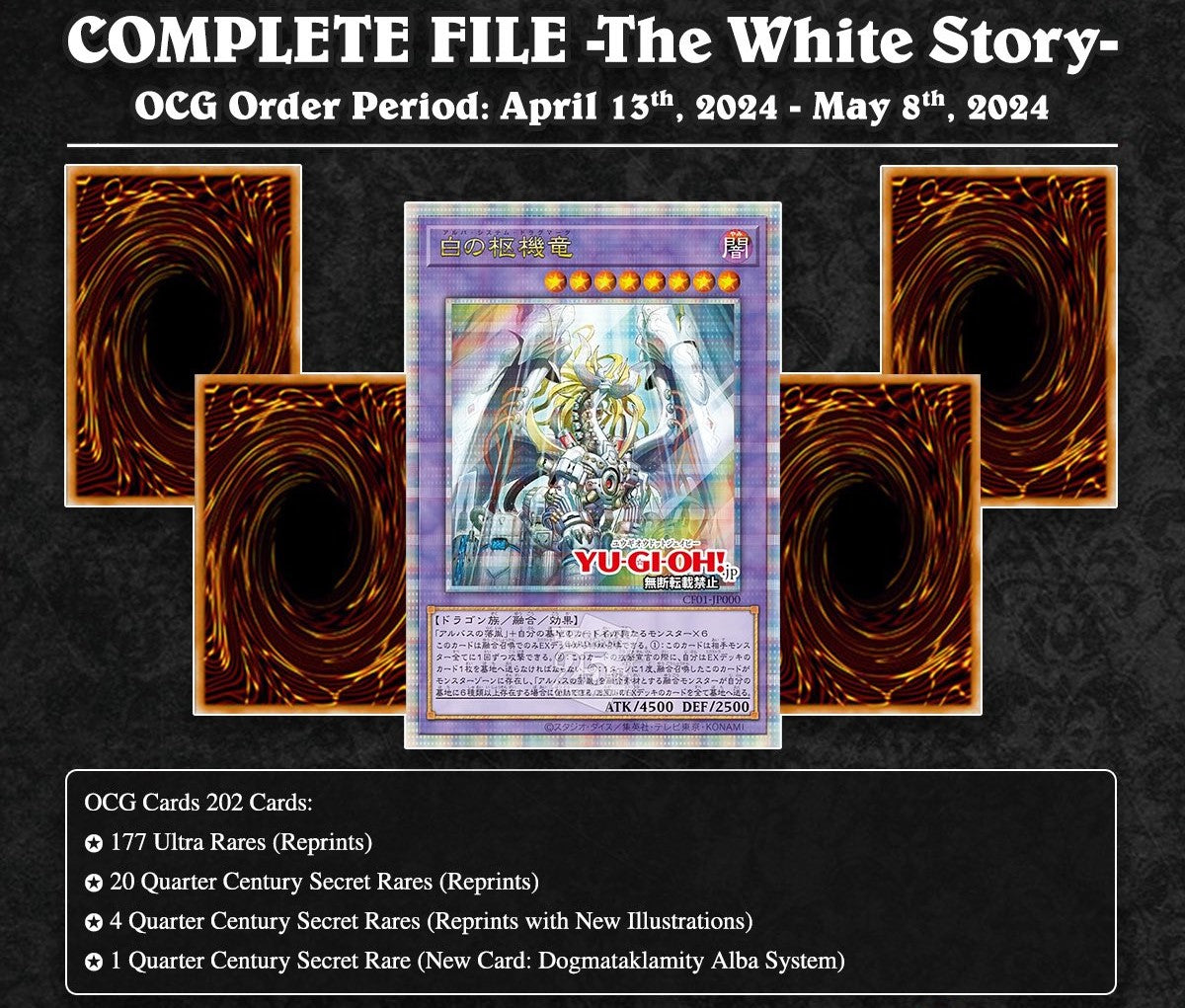 Yu-Gi-Oh! OCG Duel Monsters COMPLETE FILE - The White Story- Japan Figure Store - #1 Bring To You The Best Japanese Goods
