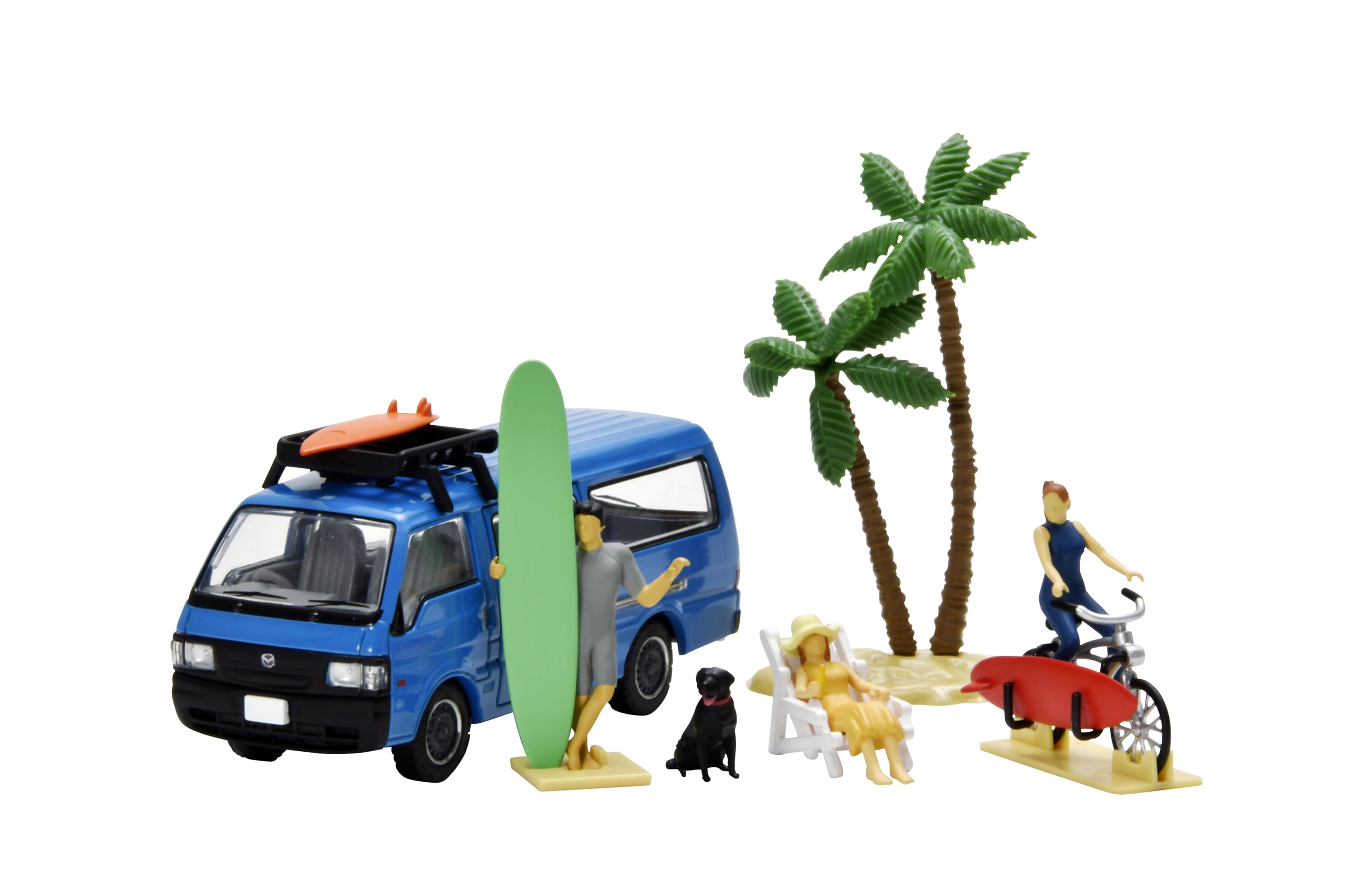 Tomytec Geocolle 64# Car Snap 19B Surfing 2 Mazda Bongo Set- Japan Figure Store - #1 Bring To You The Best Japanese Goods