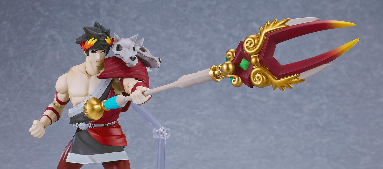 Figurine articulée peinte Figma Hades Zagreus de Good Smile Company, non à l'échelle.
