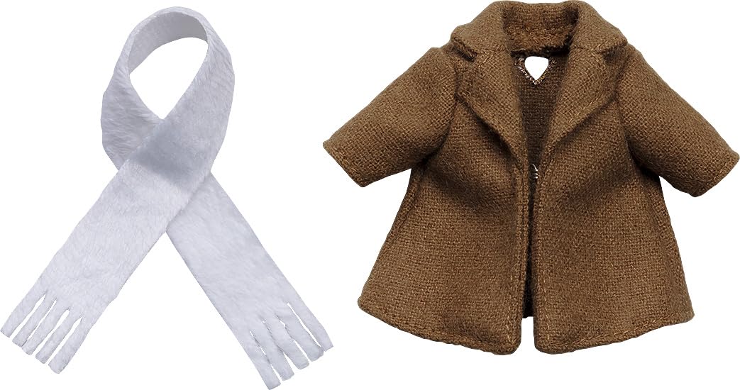 Good Smile Company Nendoroid Doll Beige Coat and Scarf Set Japan Official- Japan Figure Store - #1 Bring To You The Best Japanese Goods