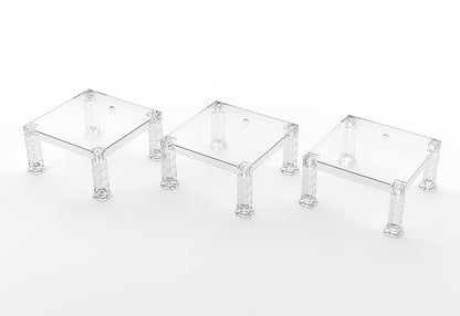 Good Smile Company Clear Simple Stand Build-On Type Set of 3 Plastic Display Stands- Japan Figure Store - #1 Bring To You The Best Japanese Goods