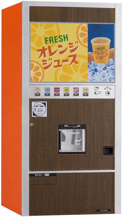 Hasegawa 1/12 Retro Vending Machine Cup Juice Plastic Model 62206 Scenery