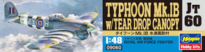 HASEGAWA 1/48 Typhoon Mk.Ib Tear Drop Canopy Plastic Model- Japan Figure Store - #1 Bring To You The Best Japanese Goods