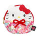 San-X Hatayama Shoji Daruma Pouch Hello Kitty Japanese Pattern 12.5cm- Japan Figure Store - #1 Bring To You The Best Japanese Goods