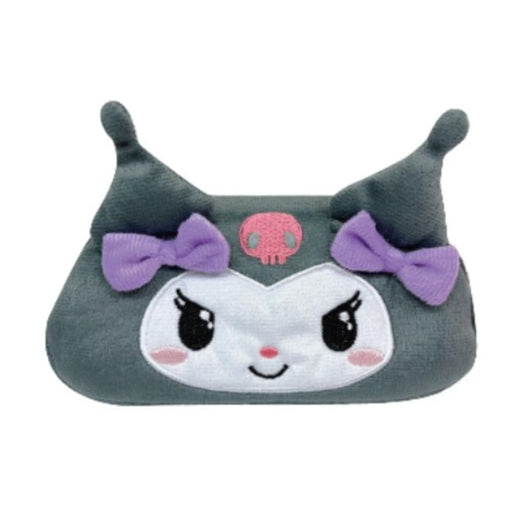 San-X Hatayama Shoji Kuromi Face Multi Pouch 8x18x5cm- Japan Figure Store - #1 Bring To You The Best Japanese Goods