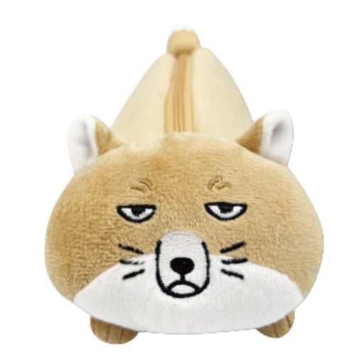 San-X Hatayama Shoji Plush Multi Pouch Tibetan Fox Brown 9x11x23cm- Japan Figure Store - #1 Bring To You The Best Japanese Goods