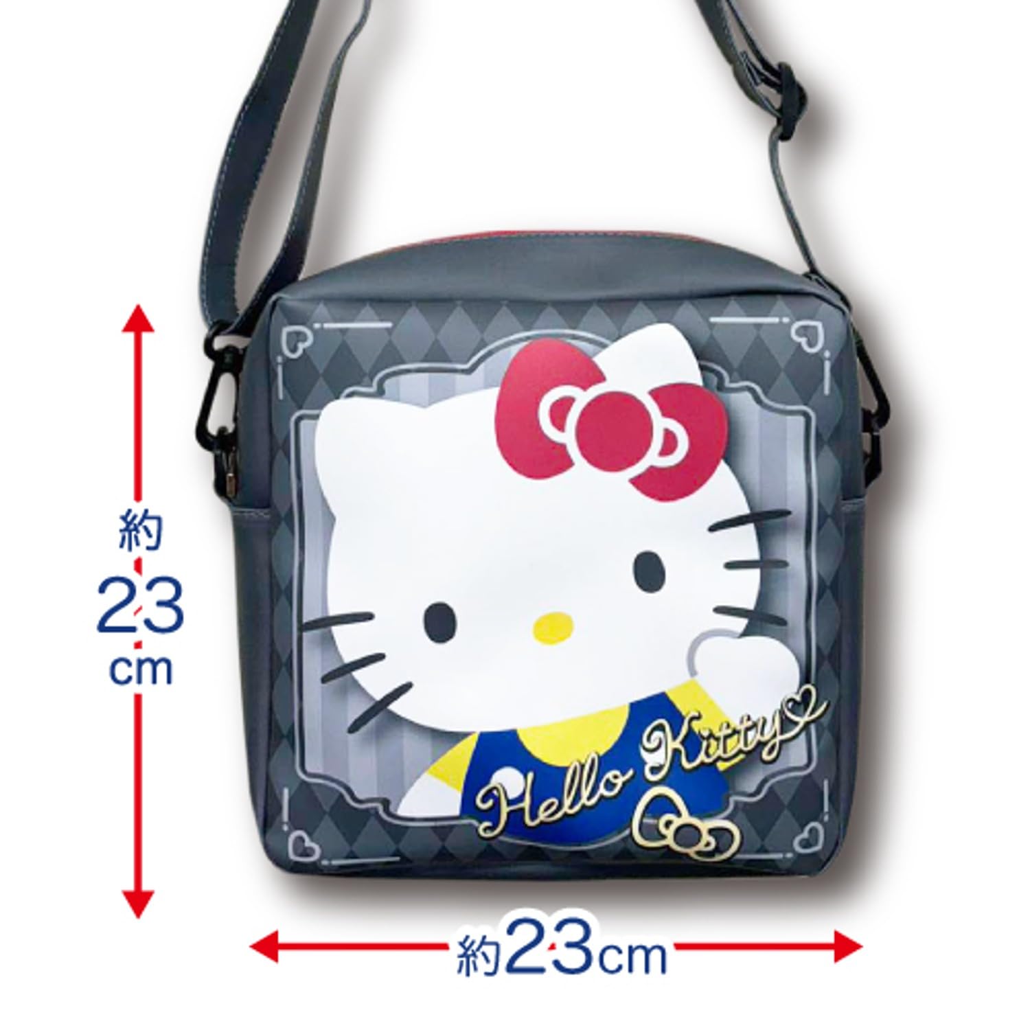 San-X Shoji Sanrio Hello Kitty Clear Window Pochette H23 W23 D7Cm 34202173- Japan Figure Store - #1 Bring To You The Best Japanese Goods