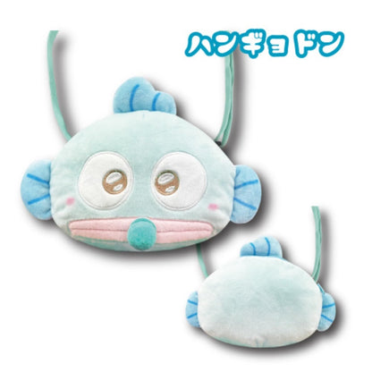 San-X Hatayama Shoji Sanrio Angel Baby Hangyodon Face Pochette H15xW18xD8 Cm- Japan Figure Store - #1 Bring To You The Best Japanese Goods