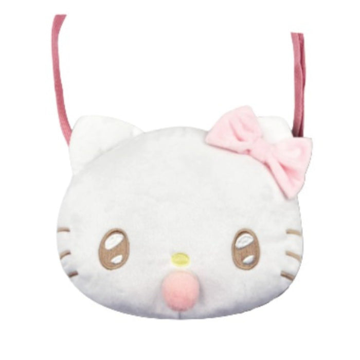 San-X Hatayama Shoji Angel Baby Hello Kitty Face Pochette H15xW18xD8cm- Japan Figure Store - #1 Bring To You The Best Japanese Goods