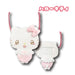 San-X Hello Kitty Angel Baby Flat Die Cut Pochette H20xW17cm 63202074- Japan Figure Store - #1 Bring To You The Best Japanese Goods