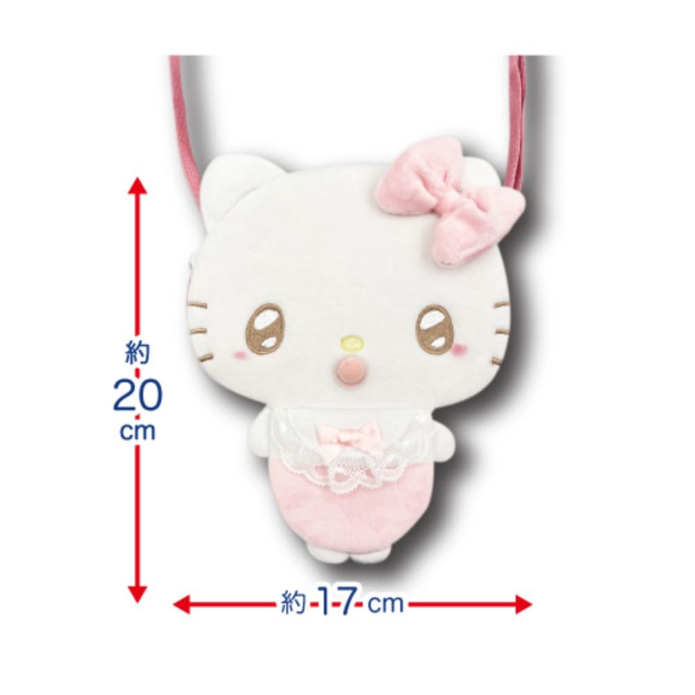 San-X Hello Kitty Angel Baby Flat Die Cut Pochette H20xW17cm 63202074- Japan Figure Store - #1 Bring To You The Best Japanese Goods