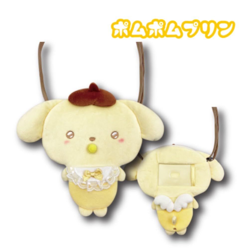San-X Angel Baby Pompompurin Pochette 20x17cm Hatayama Shoji Sanrio- Japan Figure Store - #1 Bring To You The Best Japanese Goods