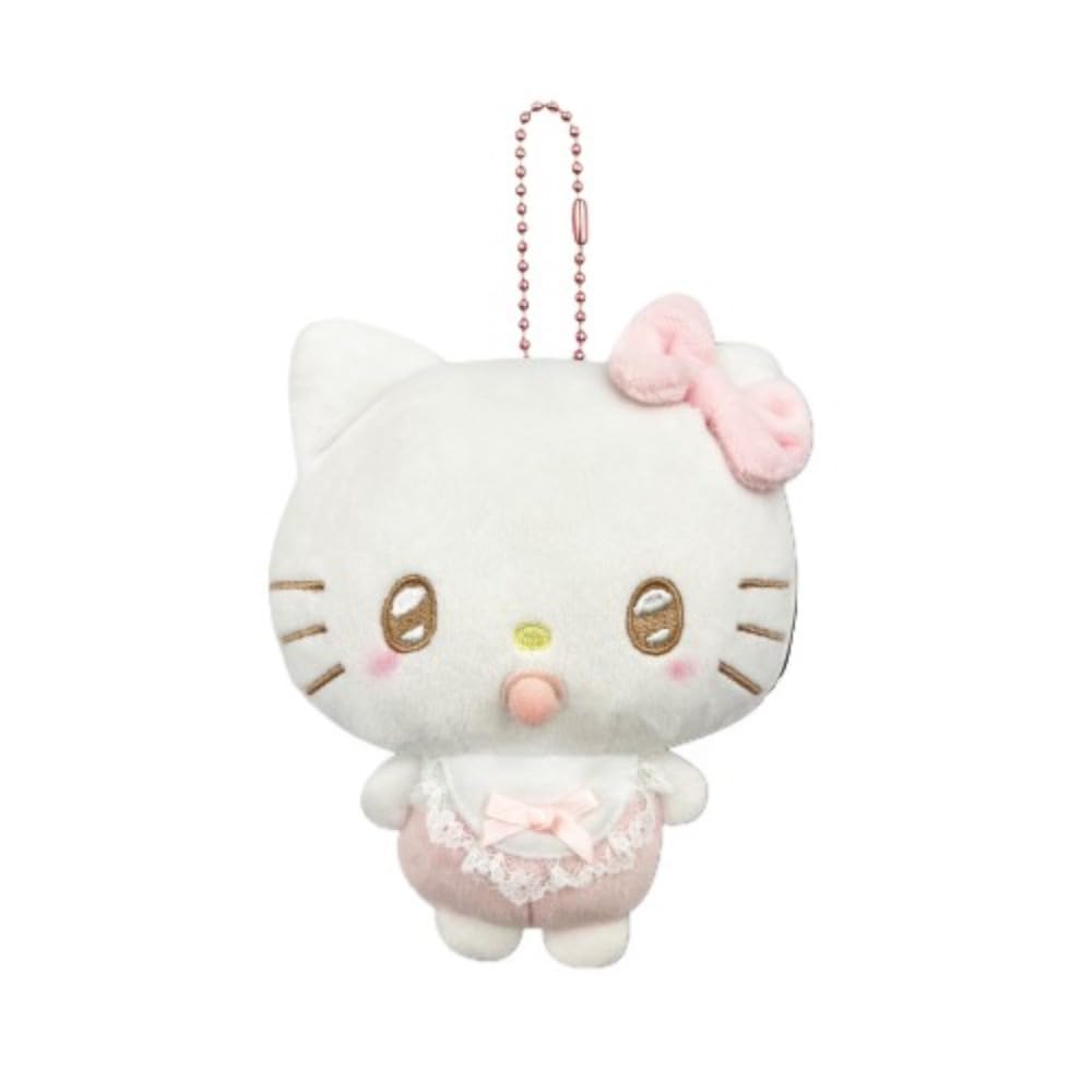 San-X Hello Kitty Angel Baby Mascot Pouch Accessory Case H13 W10Cm- Japan Figure Store - #1 Bring To You The Best Japanese Goods