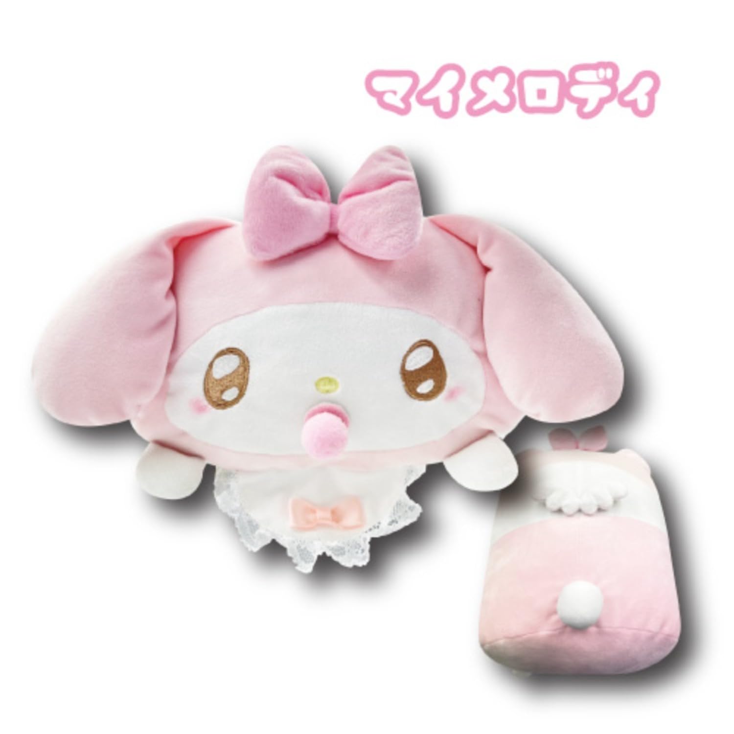 San-X Lying Down Cushion Angel Baby My Melody Soft Squishy 35cm 63202063- Japan Figure Store - #1 Bring To You The Best Japanese Goods