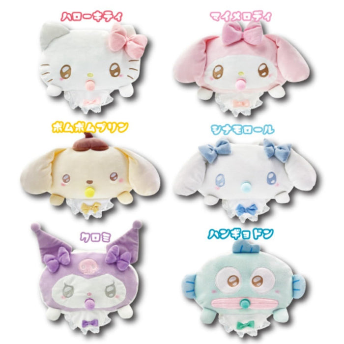 San-X Hatayama Shoji Pompompurin Angel Baby Soft Plush Cushion 35cm- Japan Figure Store - #1 Bring To You The Best Japanese Goods