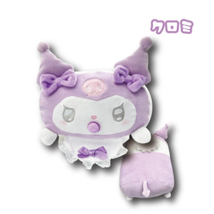 San-X Hatayama Shoji Sanrio Mini Angel Baby Kuromi Cushion 23cm- Japan Figure Store - #1 Bring To You The Best Japanese Goods