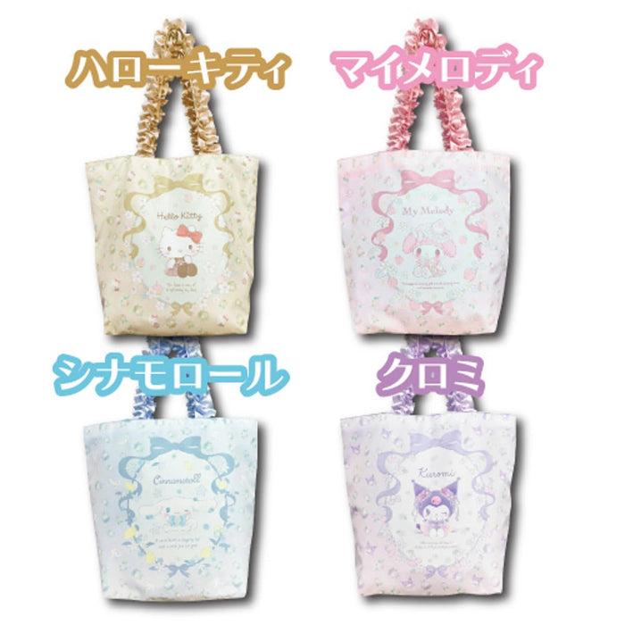 San-X Cinnamon Roll Tote Bag with Frills Approx. H35 x W40 x D15Cm- Japan Figure Store - #1 Bring To You The Best Japanese Goods