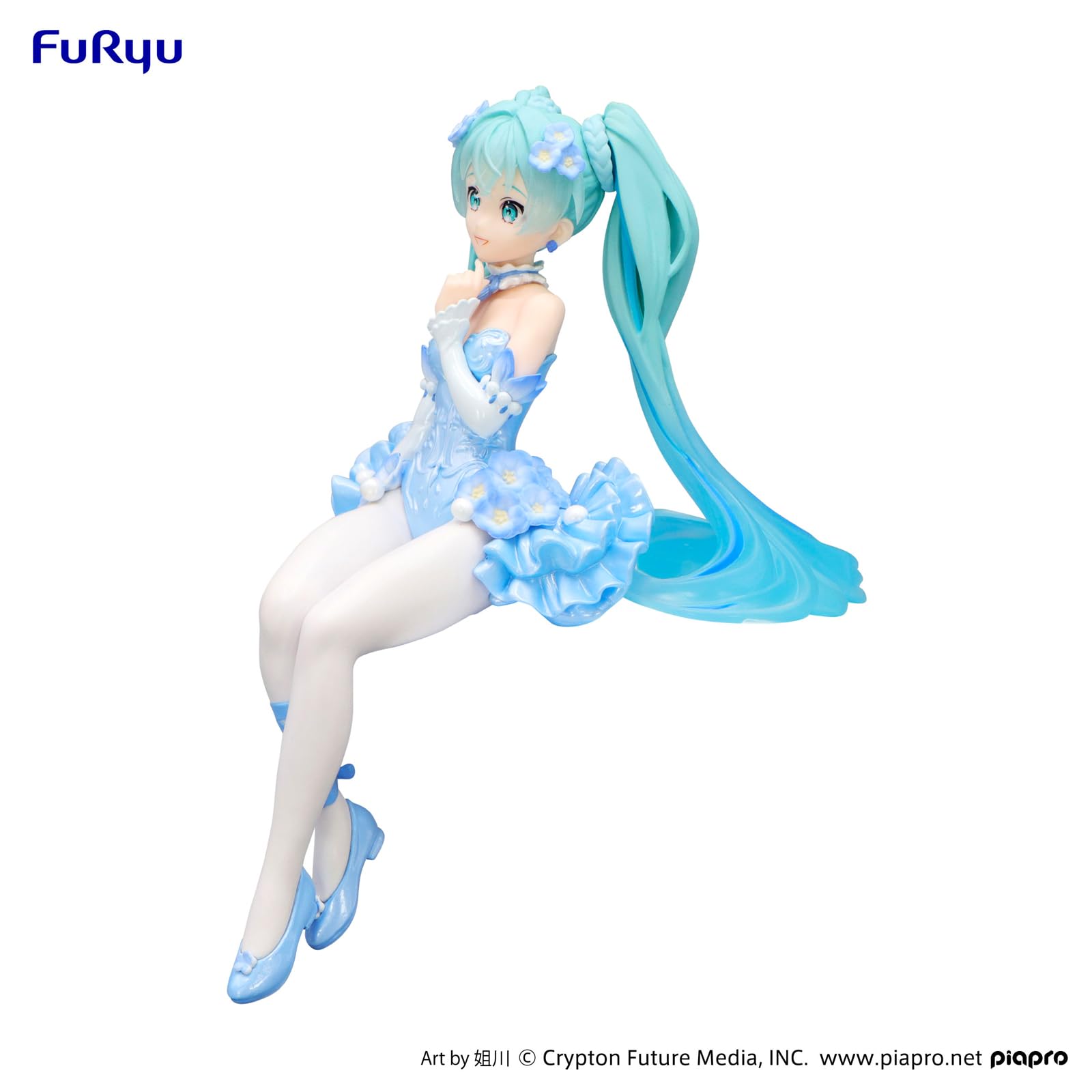 Furyu Hatsune Miku Noodle Stopper Figure Nemophila Pale Blue Ver.
