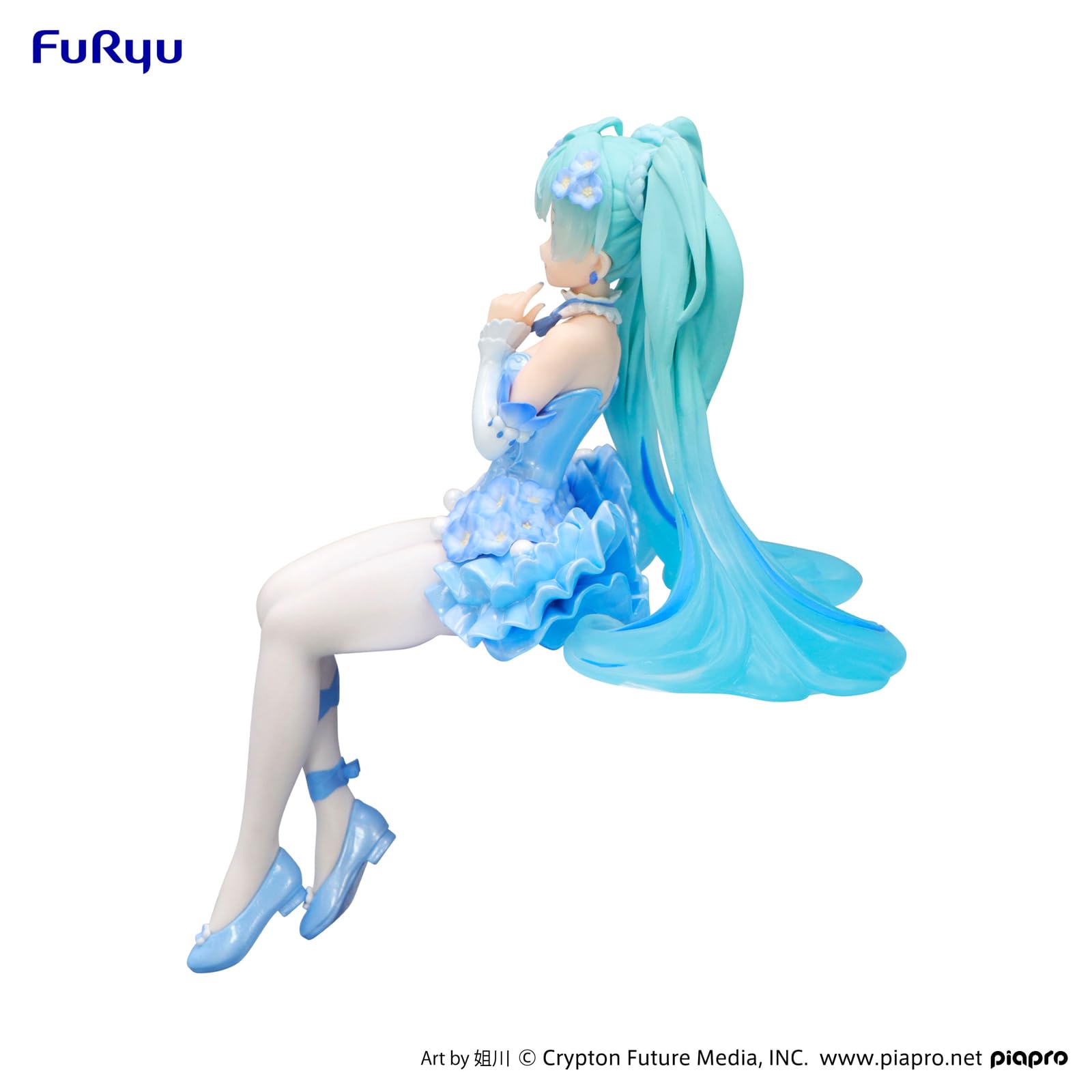 Furyu Hatsune Miku Noodle Stopper Figure Nemophila Pale Blue Ver.