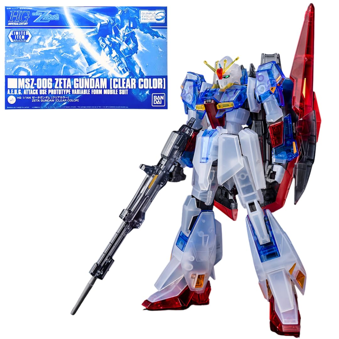 Bandai Spirits HG 1/144 Zeta Gundam Clear Color Limited Model Kit