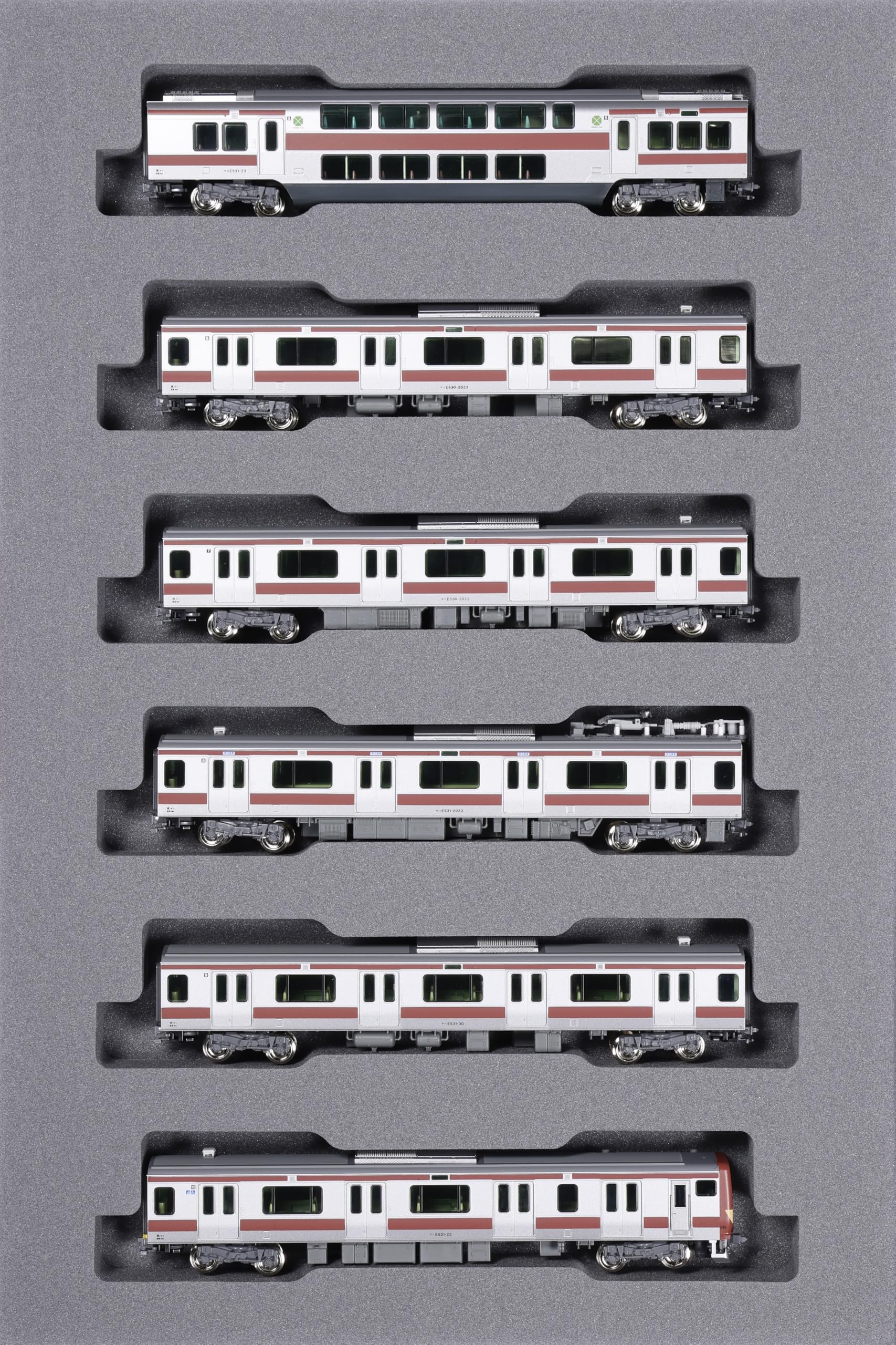 KATO N Gauge E531 Series Red Electric 10-Car Set Railway Model Train 10-965