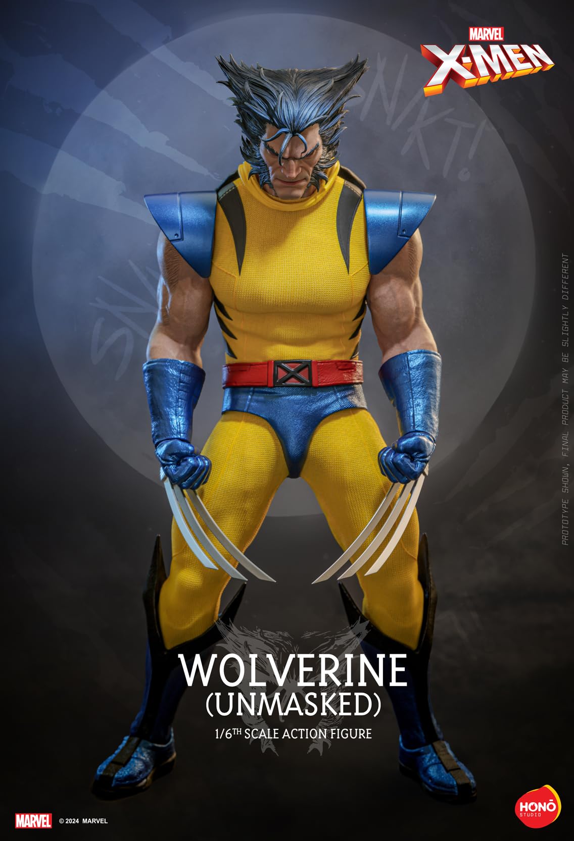 Hot Toys Honoo Studio 1/6 Scale Wolverine Without Mask Figure Marvel Comics