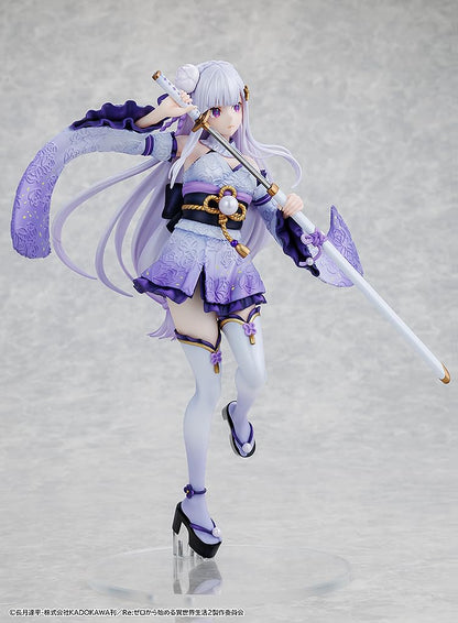Kadokawa Kdcolle ReZero Emilia Battle Costume Ver 1/7 Scale Pre-Painted Figure