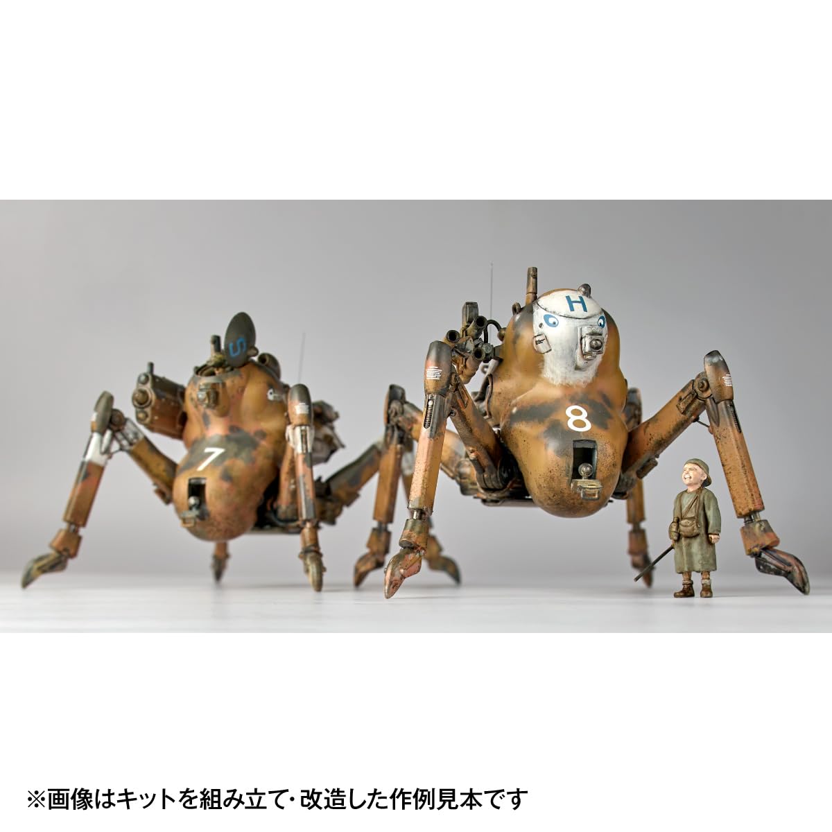 Kaiyodo Artpla 1/35 Maschinen Krieger Gladiator G1 G2 Model Kit Unpainted
