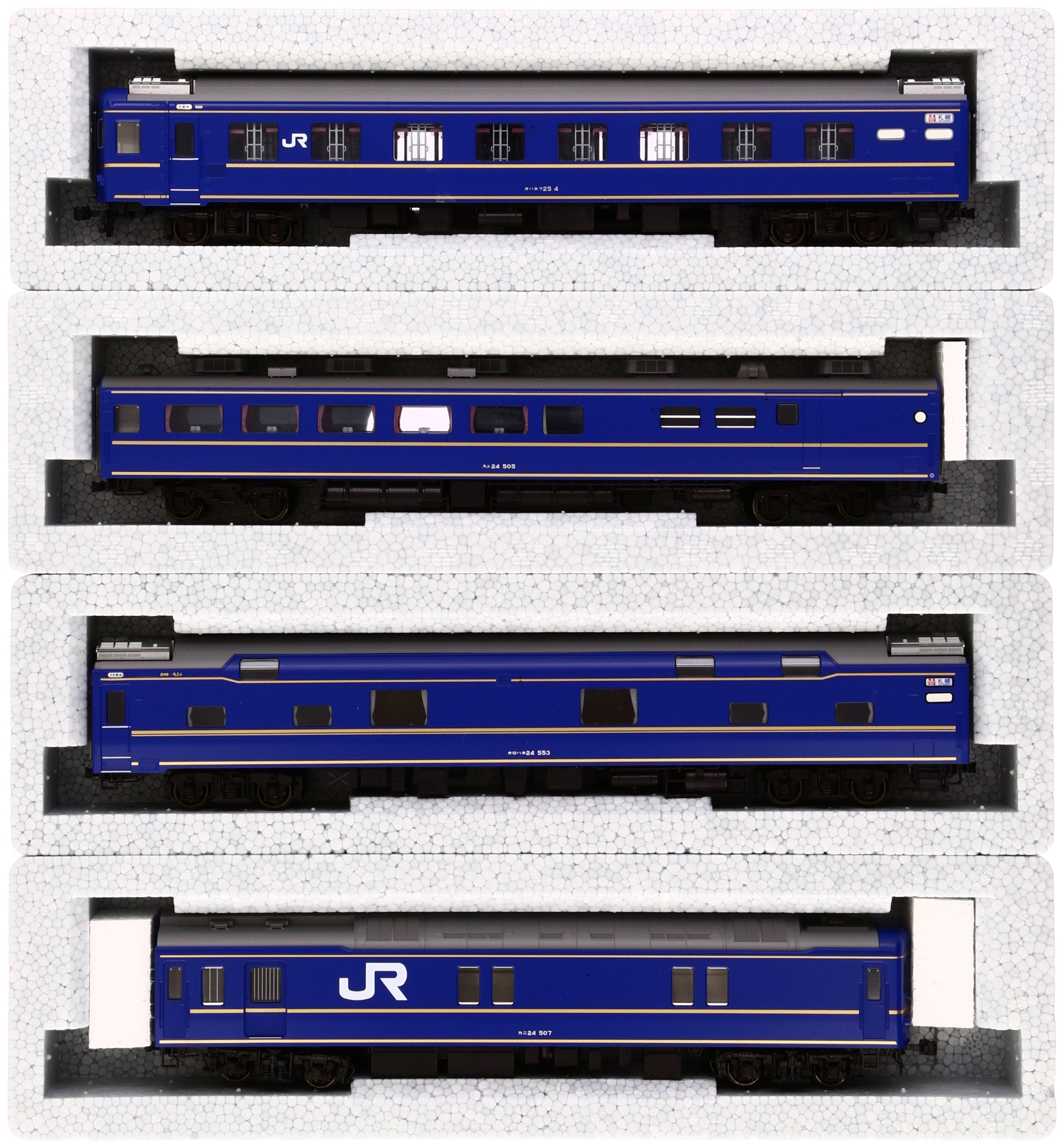 KATO Ho Gauge 24 Series Sleeper Express Hokutosei Basic 4-Car Model Set