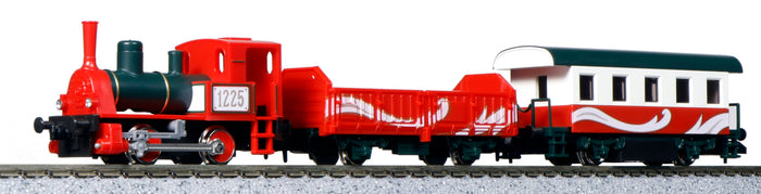 KATO N Gauge Christmas Chibi Loco Steam Model Railroad Set 10-503-3