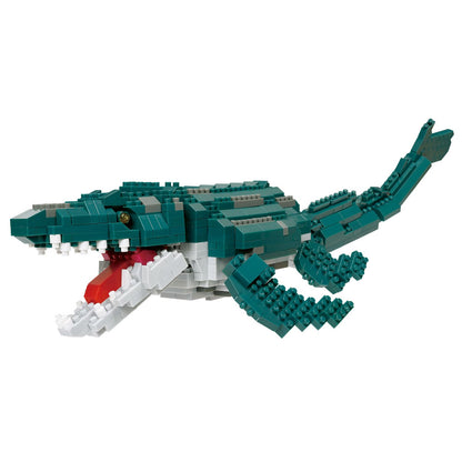 Nanoblock Dino Series: Mosasaurus Model 6.5x12.5x32cm Ages 12+ NBM-053- Japan Figure Store - #1 Bring To You The Best Japanese Goods